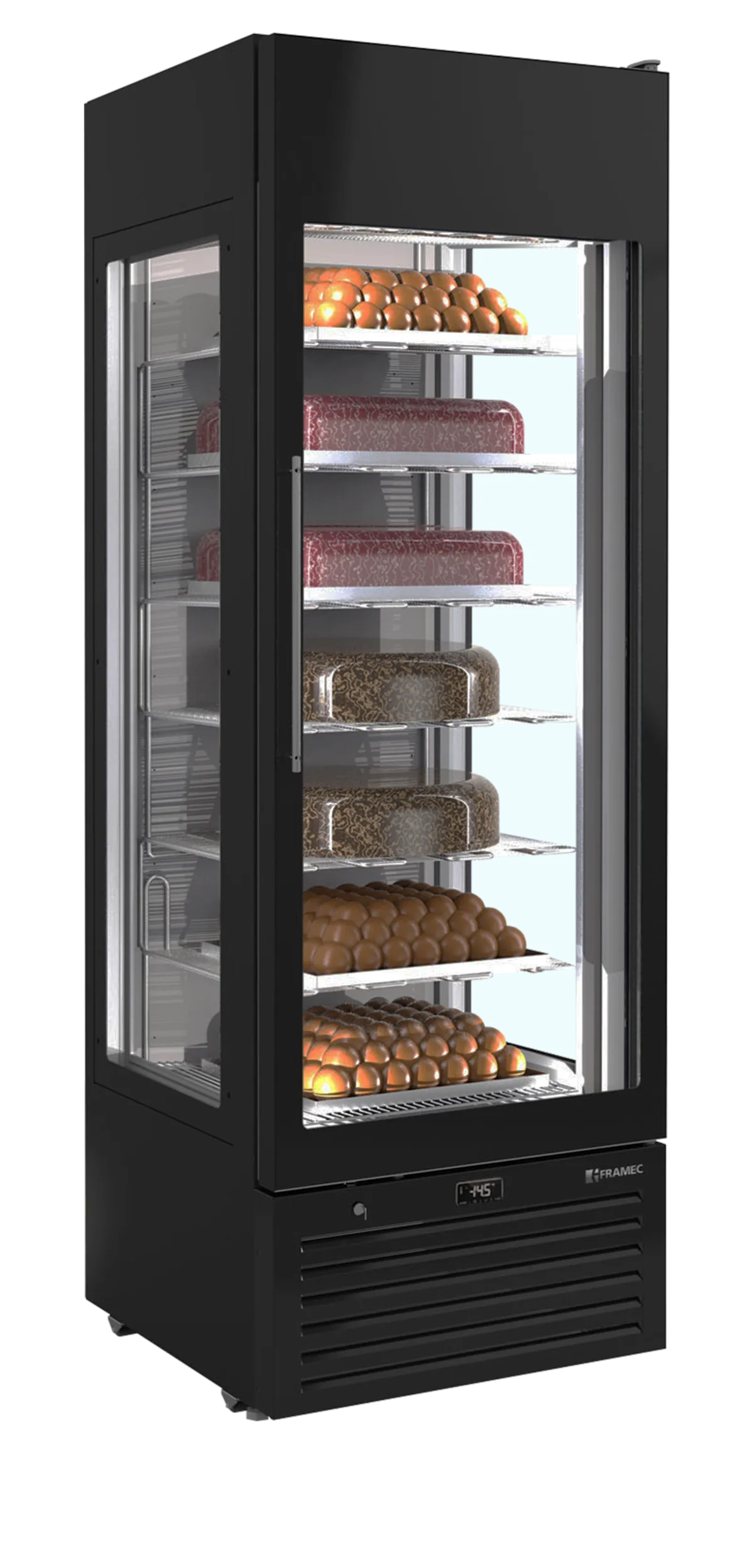 VENERE NS Glass Display Freezer