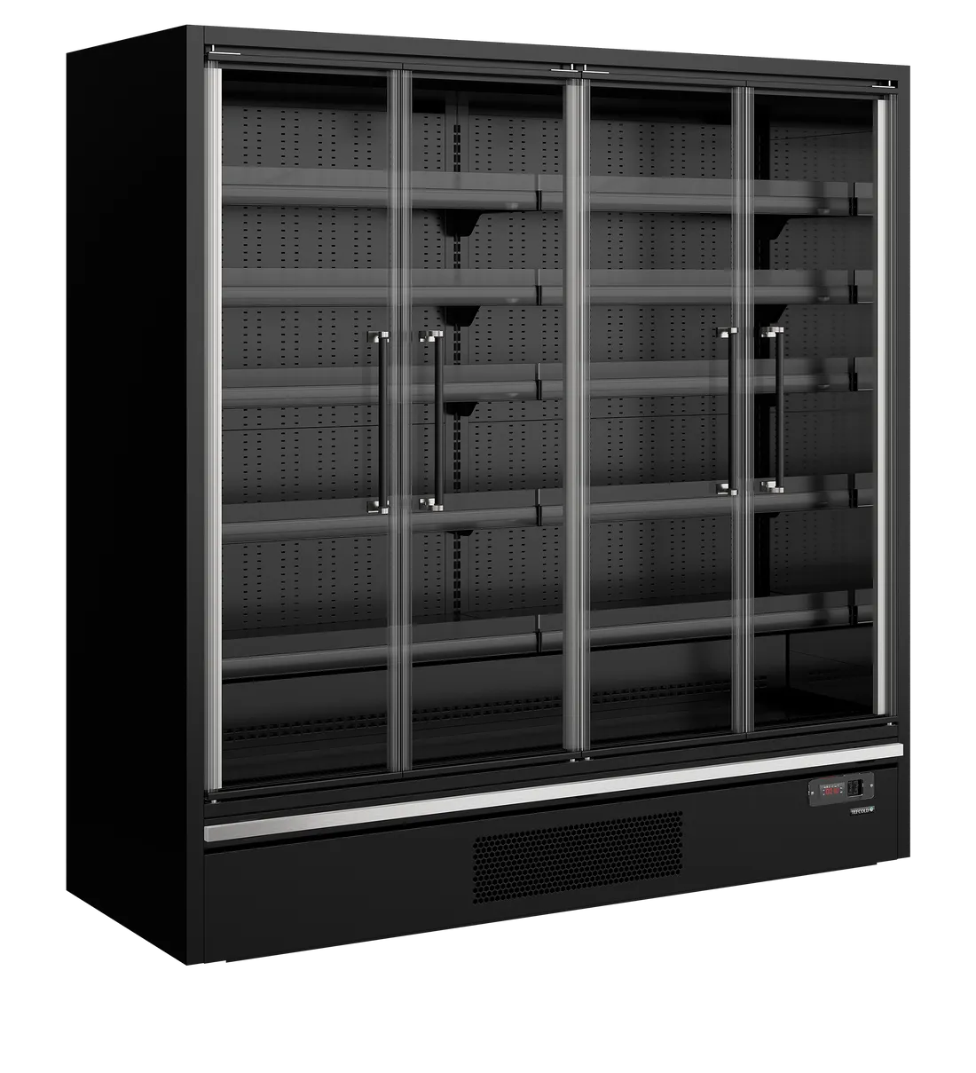 Galaxy+ GP20FGD Black Multideck With Doors