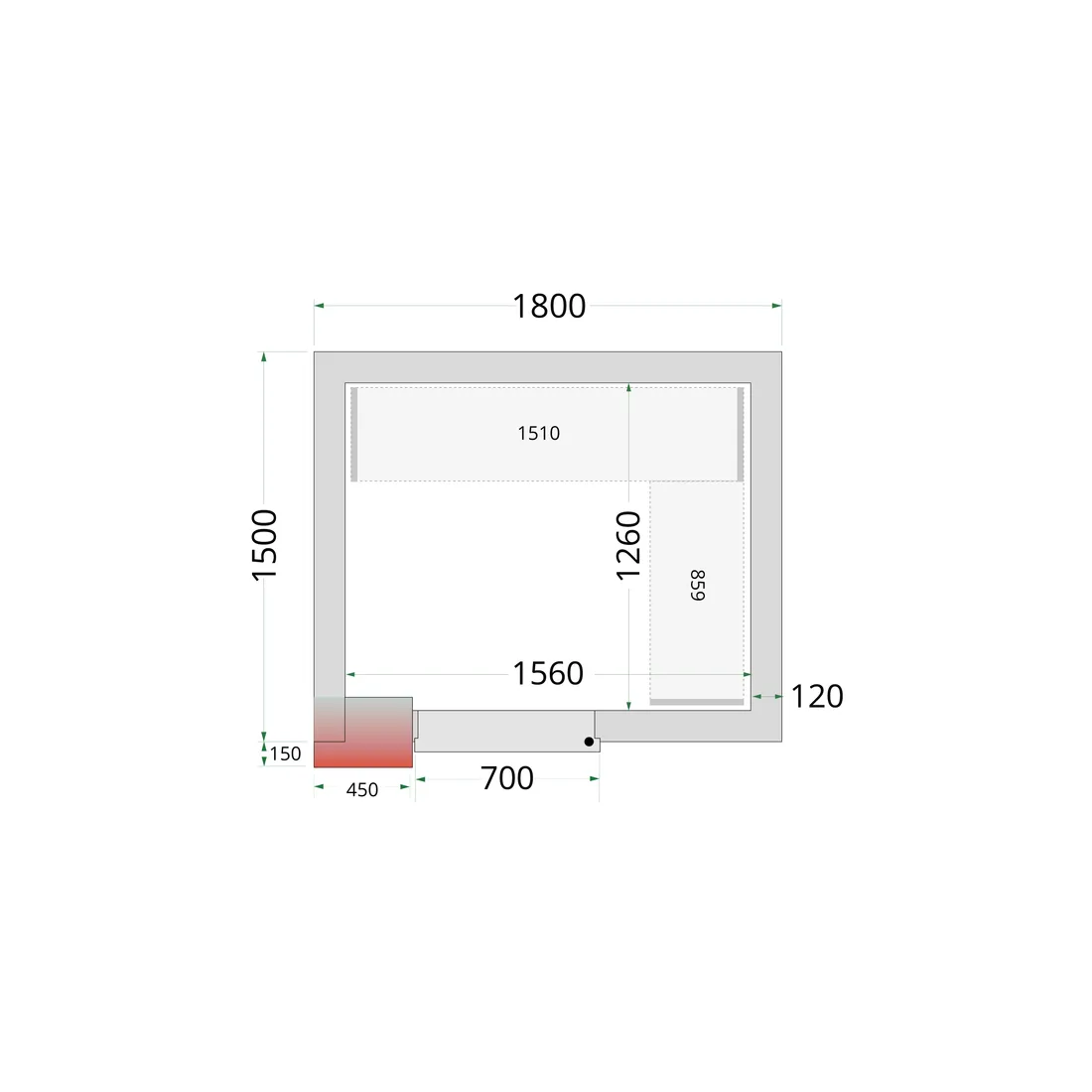 CRNF1815 Shelf Kit CRNF1815