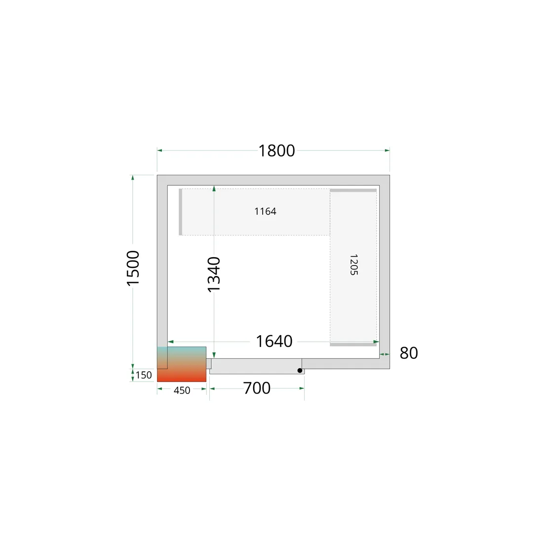 CRPF 1815 Shelf Kit CRPF1815