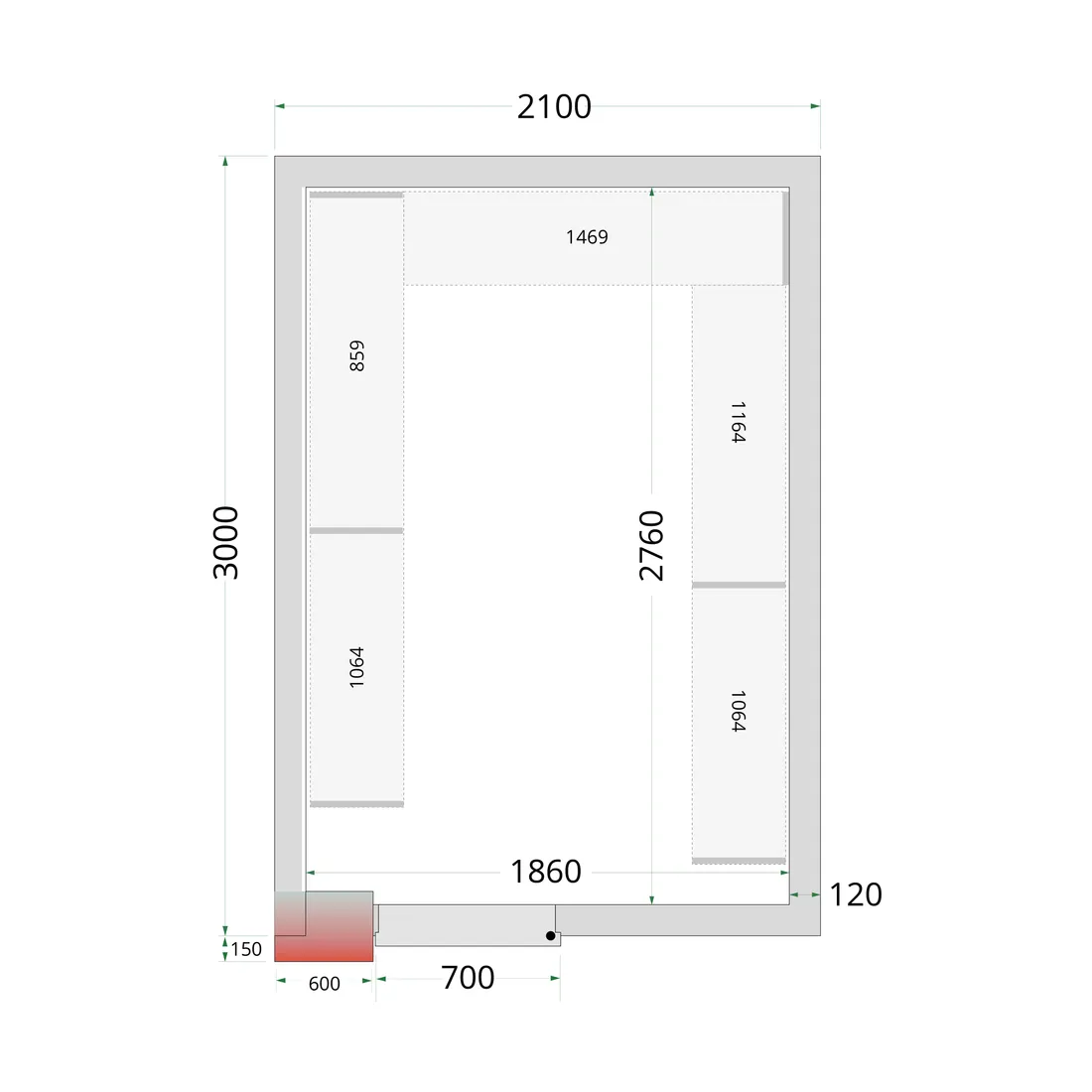 CRNF2130 Shelf Kit CRNF2130