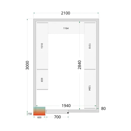 CRPF2130 Shelf Kit