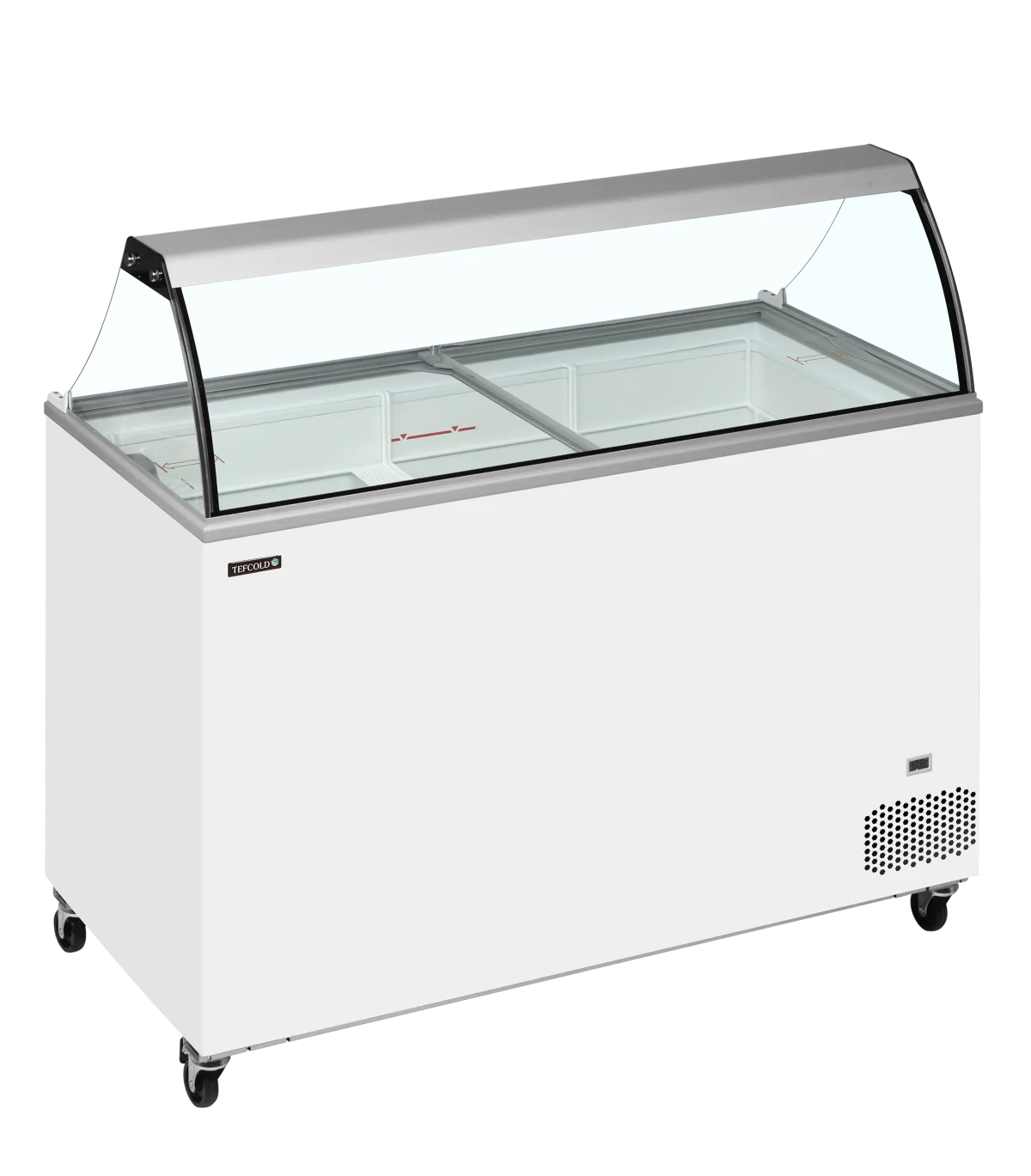 IC401SC + CANOPY Scoop Ice Cream Display w/Baskets