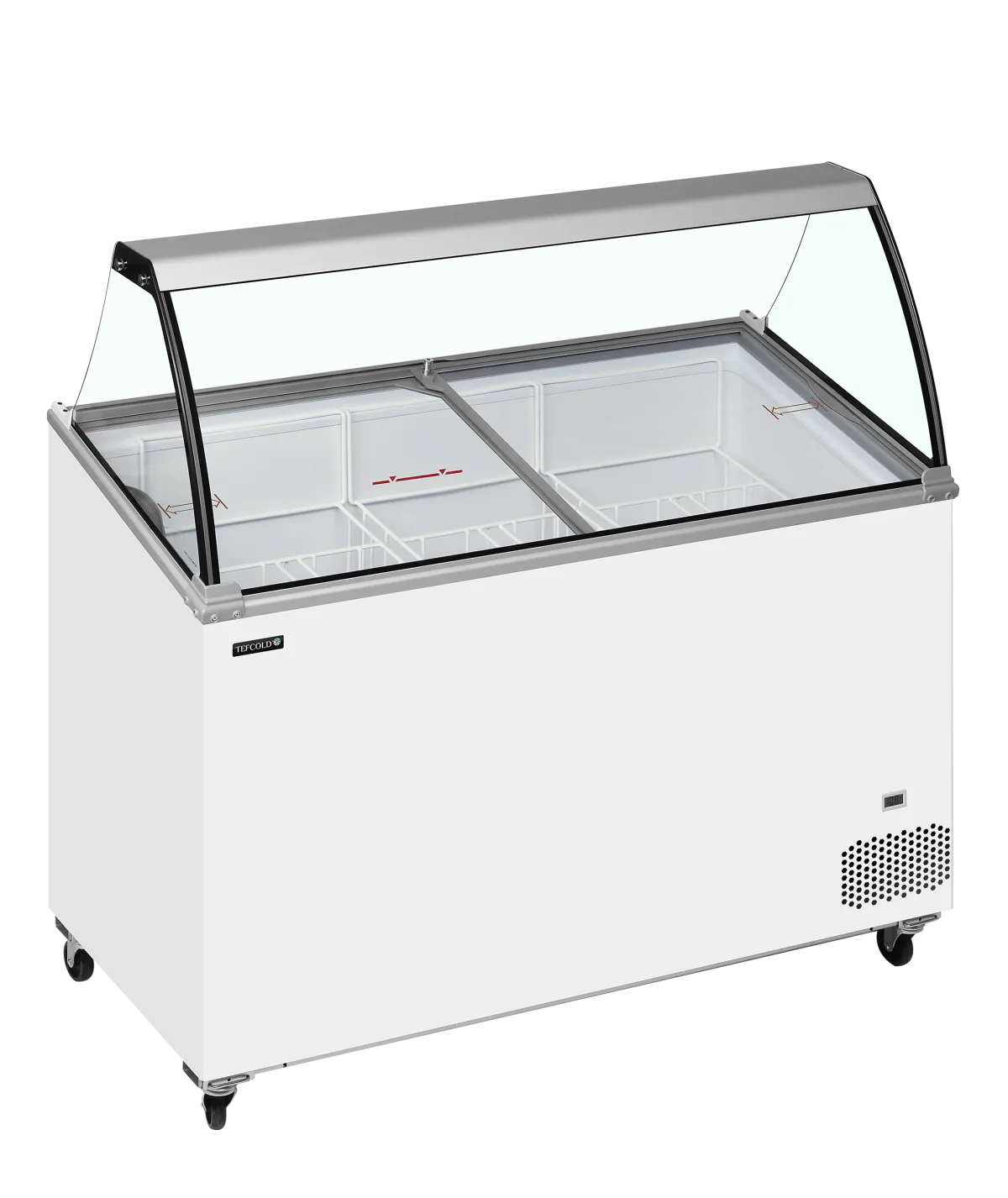 IC401SCE + CANOPY Scoop Ice Cream Display