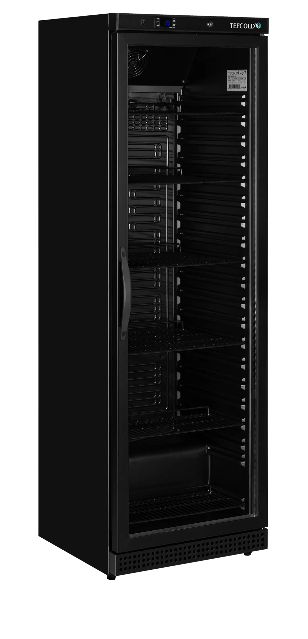 UR400G BLACK Glass Door Merchandiser