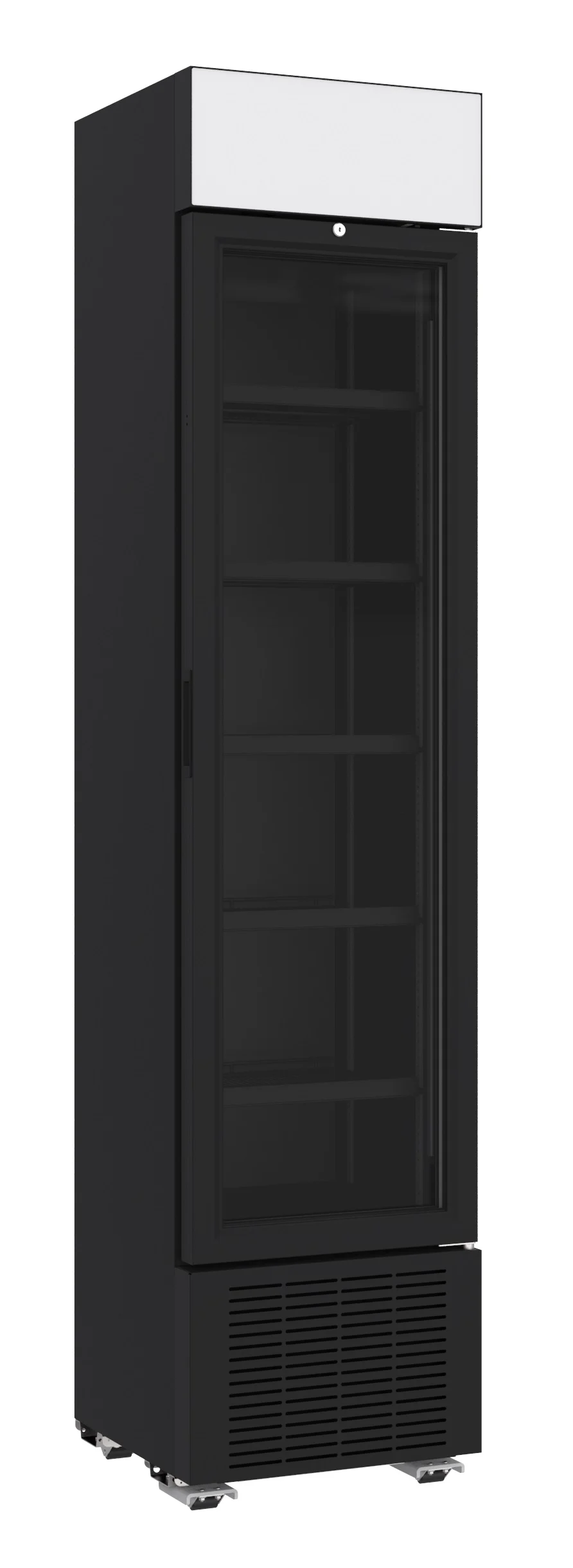 Refrigerator 1 Glass Door Black 232L *transport ON Request*