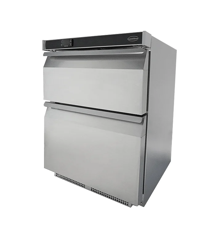 Refrigerator Stainless Steel 2 Drawers