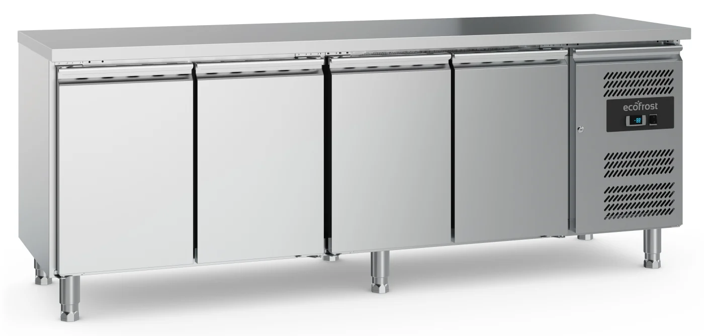 700 Refrigerated Counter 4 Doors With Adjustable Feet Refrigerated counter