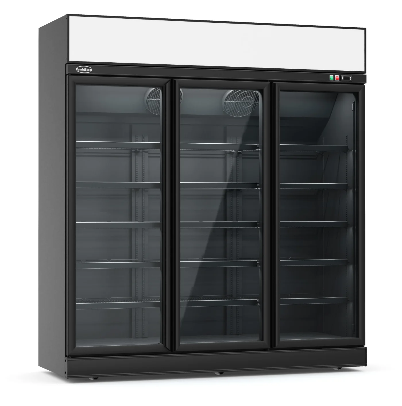 Freezer 3 Glass Doors Black INS-1530F BL **note: There Is A Higher Inrush Current, Which Makes A Circuit Breaker With Type C Characteristic Necessary.**