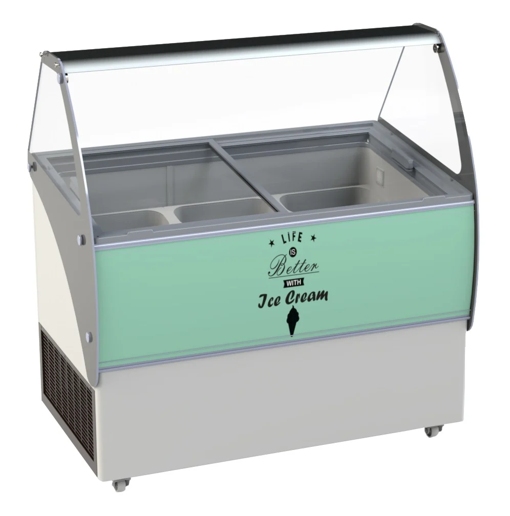 ICE Cream Display Curacao 10X5 LTR