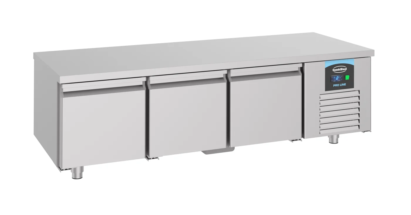 Refrigerated Counter 600 Height 3 Doors
