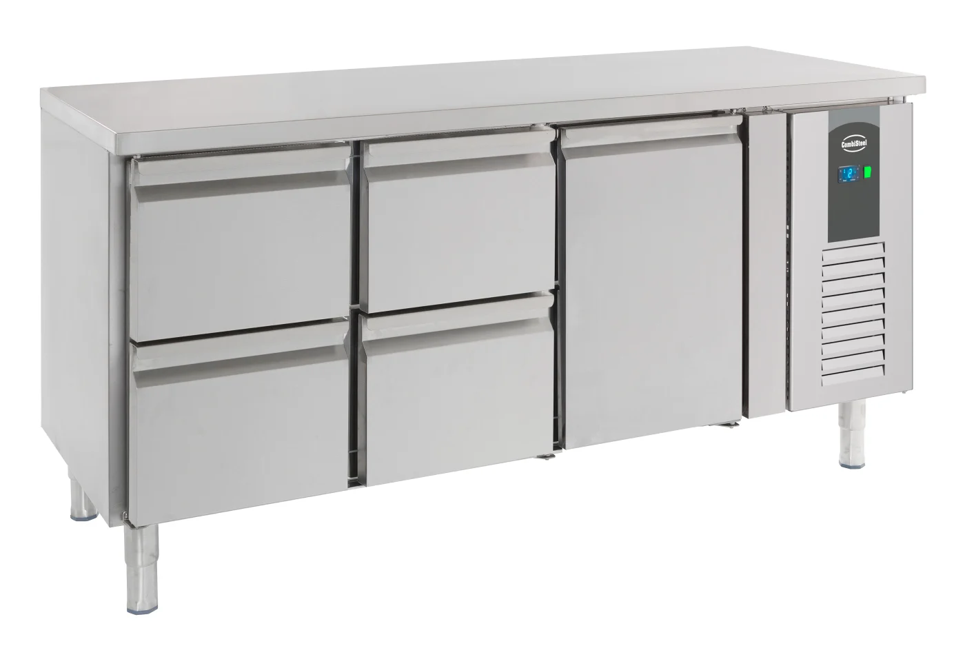 700 Refrigerated Counter 1 Door And 4 Drawers
