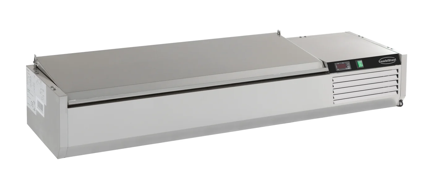 Refrigerated Counter Top Stainless Steel Top 1/4 GN X 6