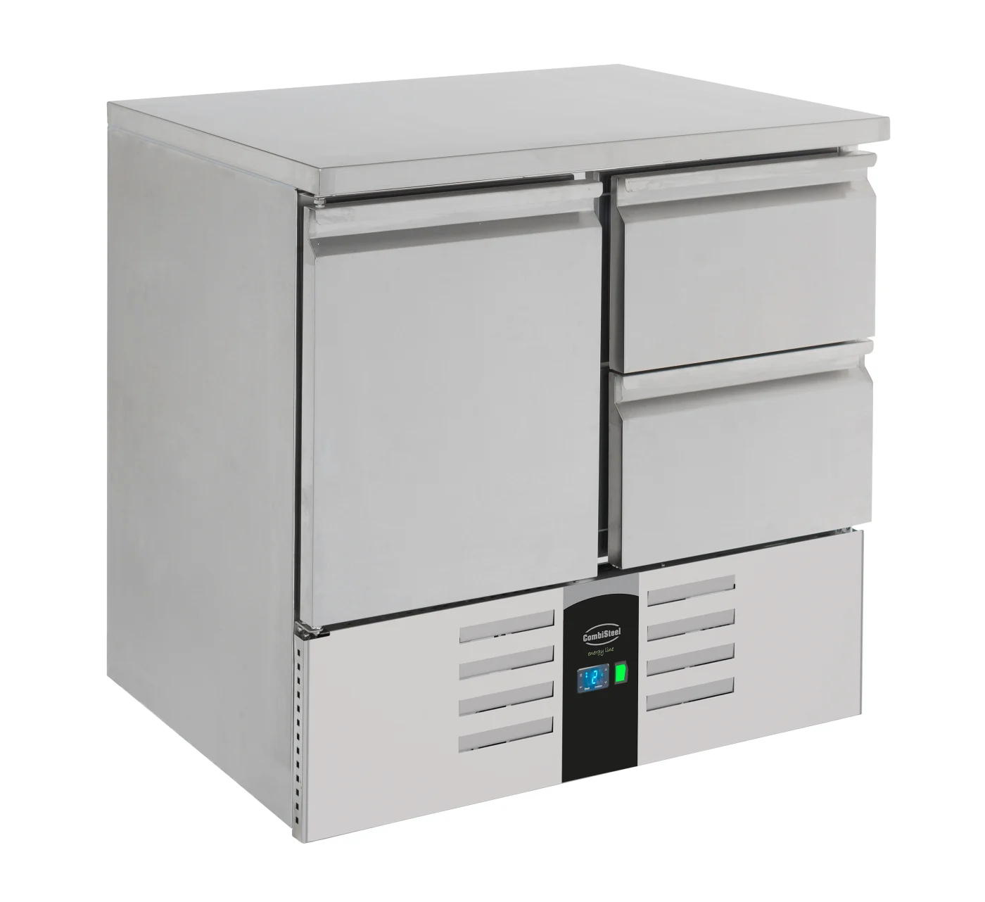 Refrigerated Counter 1 DOOR/2 Drawers Energy Line Equipped With Evaporator