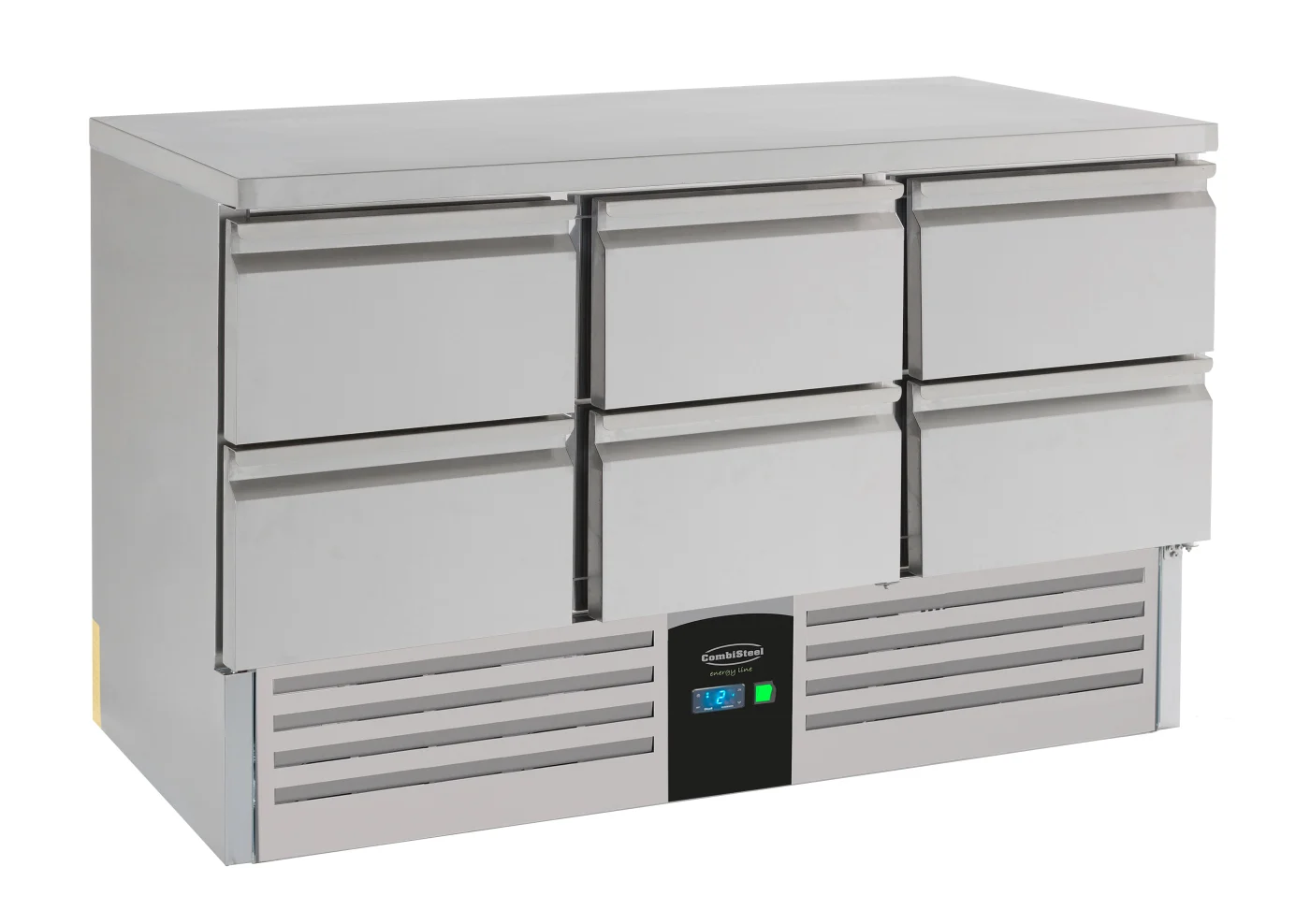 Refrigerated Counter 6 Drawers Energy Line Equipped With Evaporator